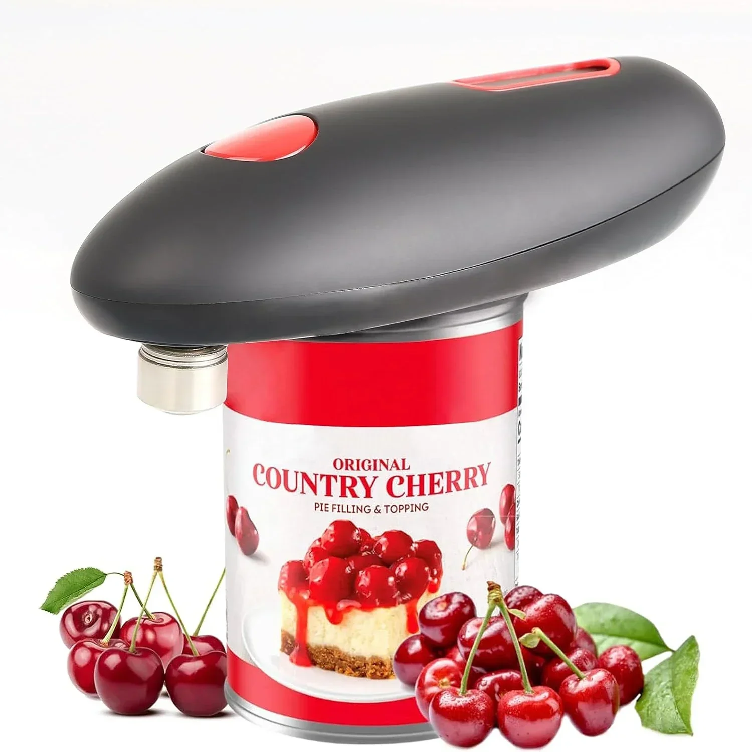 Electric Can Opener - فتالة علب تعمل بالبطارية الكهربائية ،