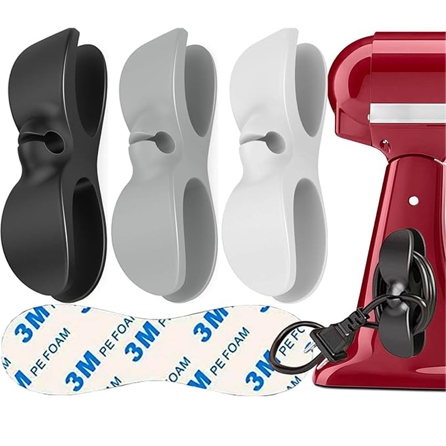 Kitchen Gadgets Rack Storage - منظم كابل لاصق لأجهزة المطبخ ،