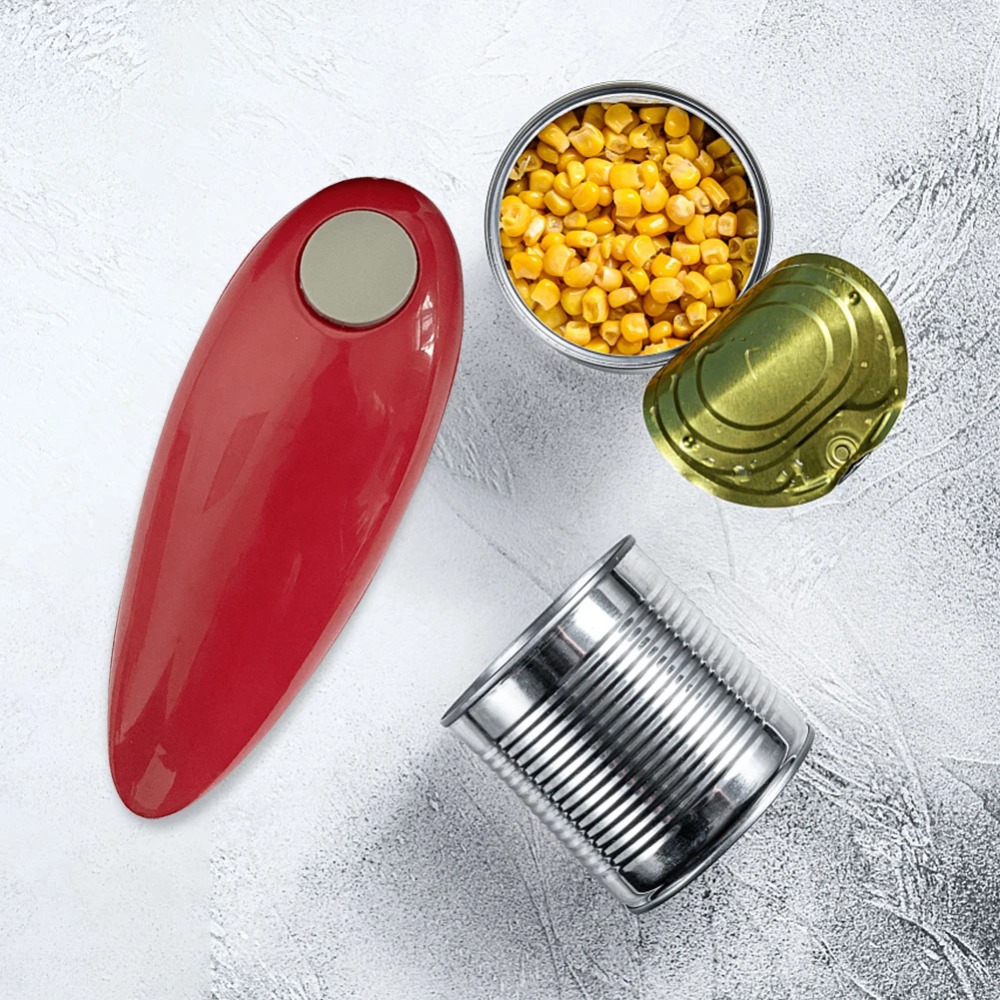 Electric Can Opener - فتاحة علب كهربائية محمولة بدون استخدام