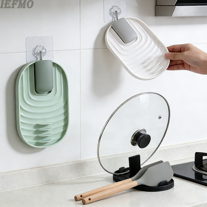 Kitchen Gadgets Rack Storage - حامل غطاء وعاء قابل للطي منظم