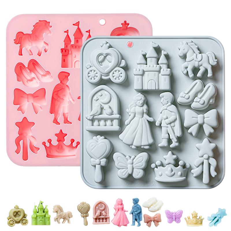 Silicone Mold Baking - قالب سيليكون ثلاثي الأبعاد بـ 12