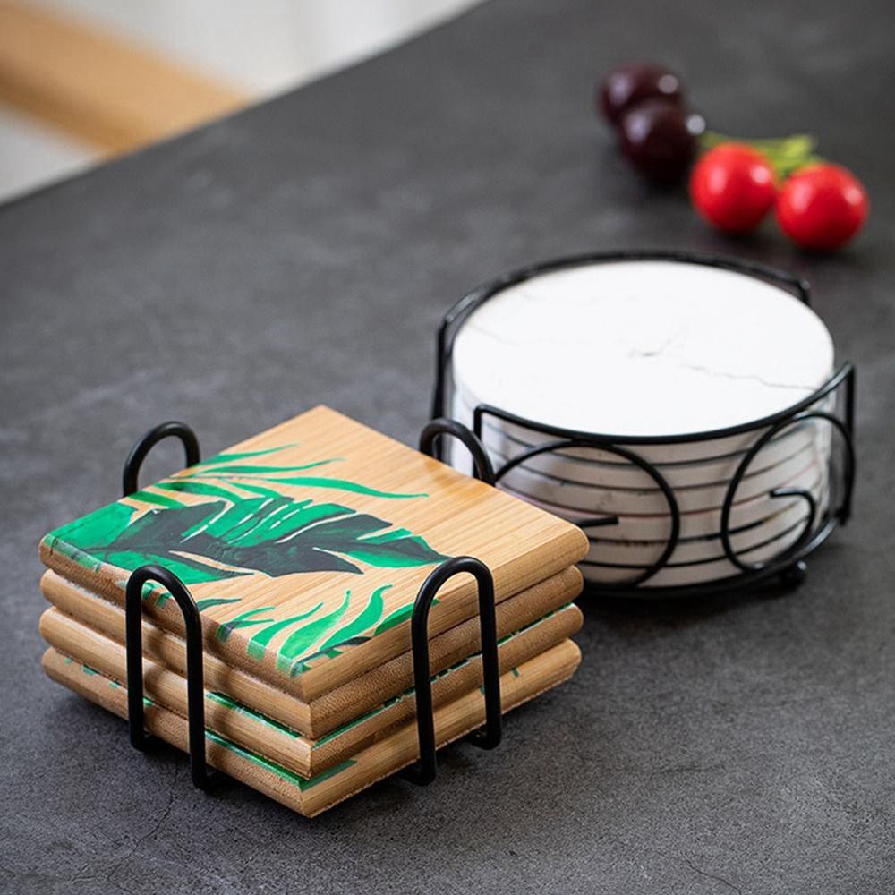 Kitchen Gadgets Rack Storage - رف تخزين الوقايات المستديرة والمربعة حصيرة