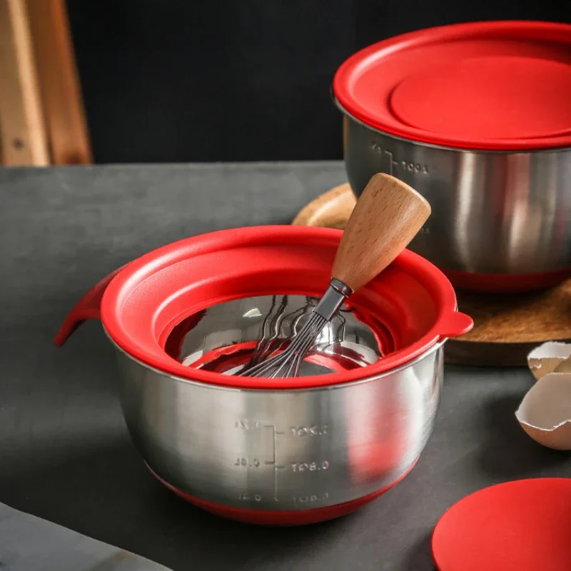 Kitchenaid Kitchen Gadgets - وعاء خلط عميق من الفولاذ المقاوم