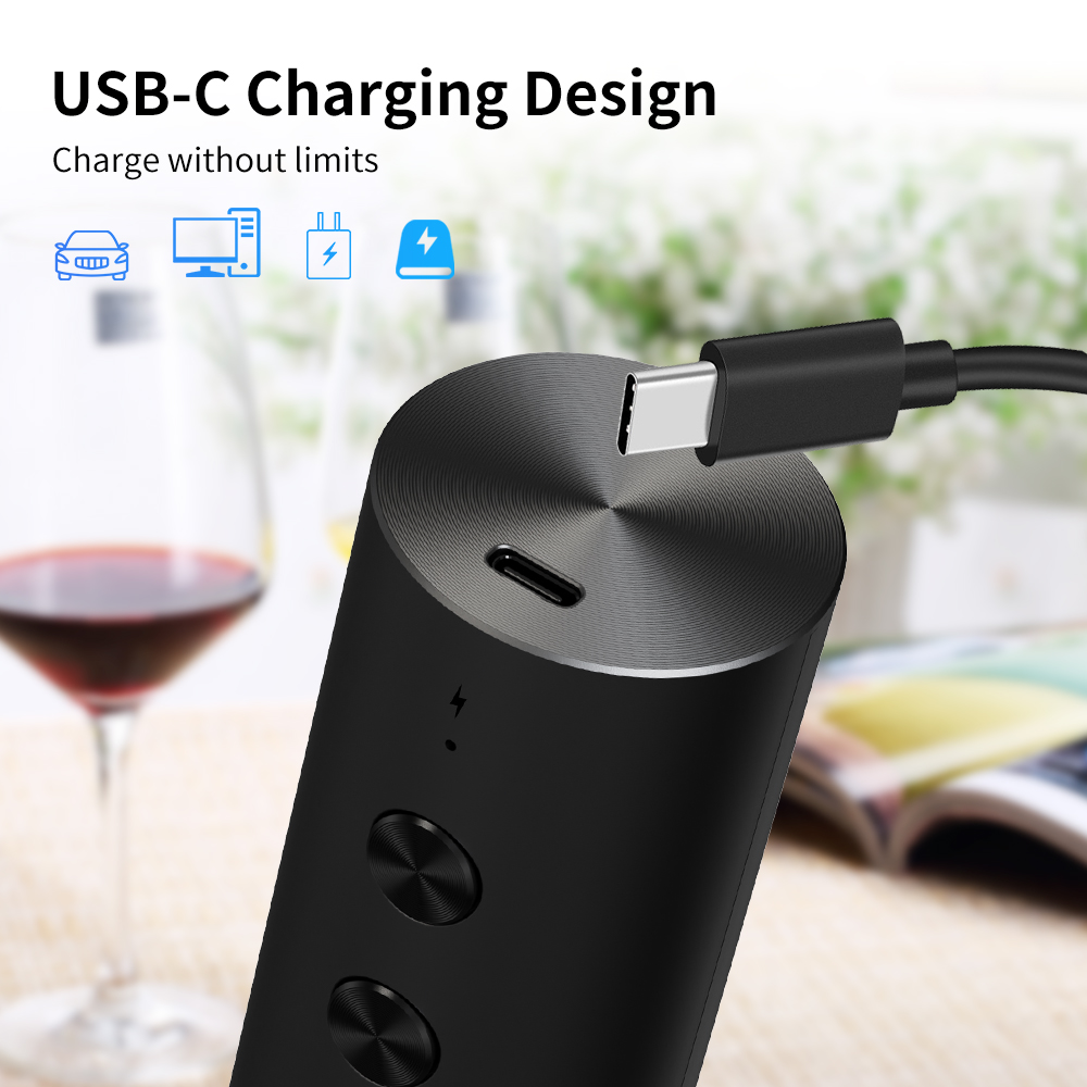 مجموعة فتاحة زجاجات نبيذ كهربا - مراجعة Electric Can Opener وسعره