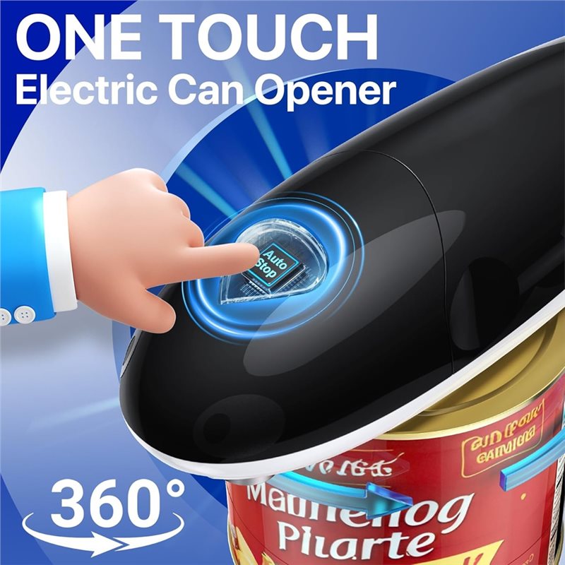 A006-فتاحة علب كهربائية، فتاحة - مراجعة Electric Can Opener وسعره