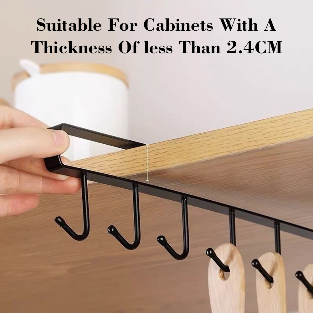 حامل أكواب معدني جديد يثبت تحت - مراجعة Kitchen Gadgets Rack Storage وسعره