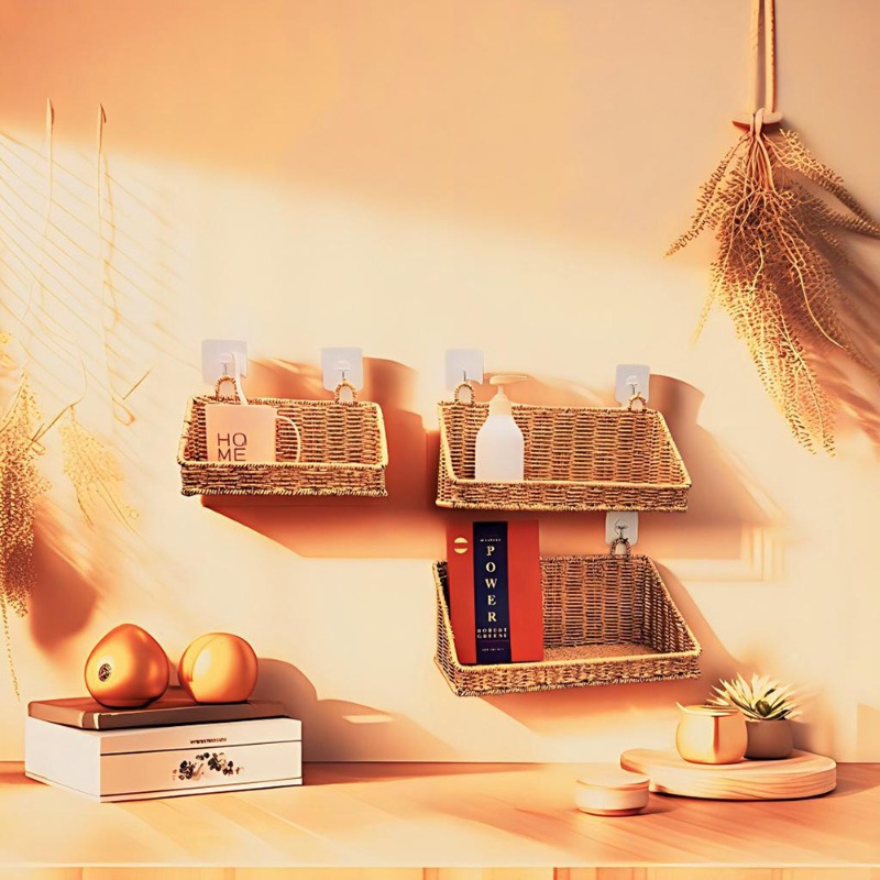 سلة تخزين معلقة من الخيزران ال - مراجعة Kitchen Gadgets Rack Storage وسعره