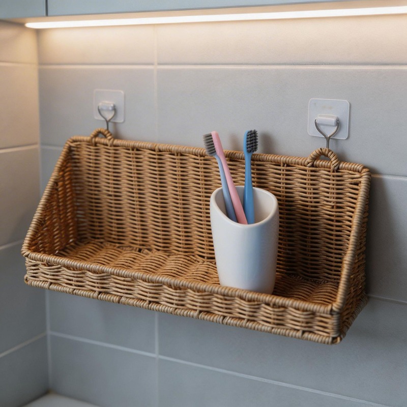 سلة تخزين معلقة من الخيزران ال - مراجعة Kitchen Gadgets Rack Storage وسعره
