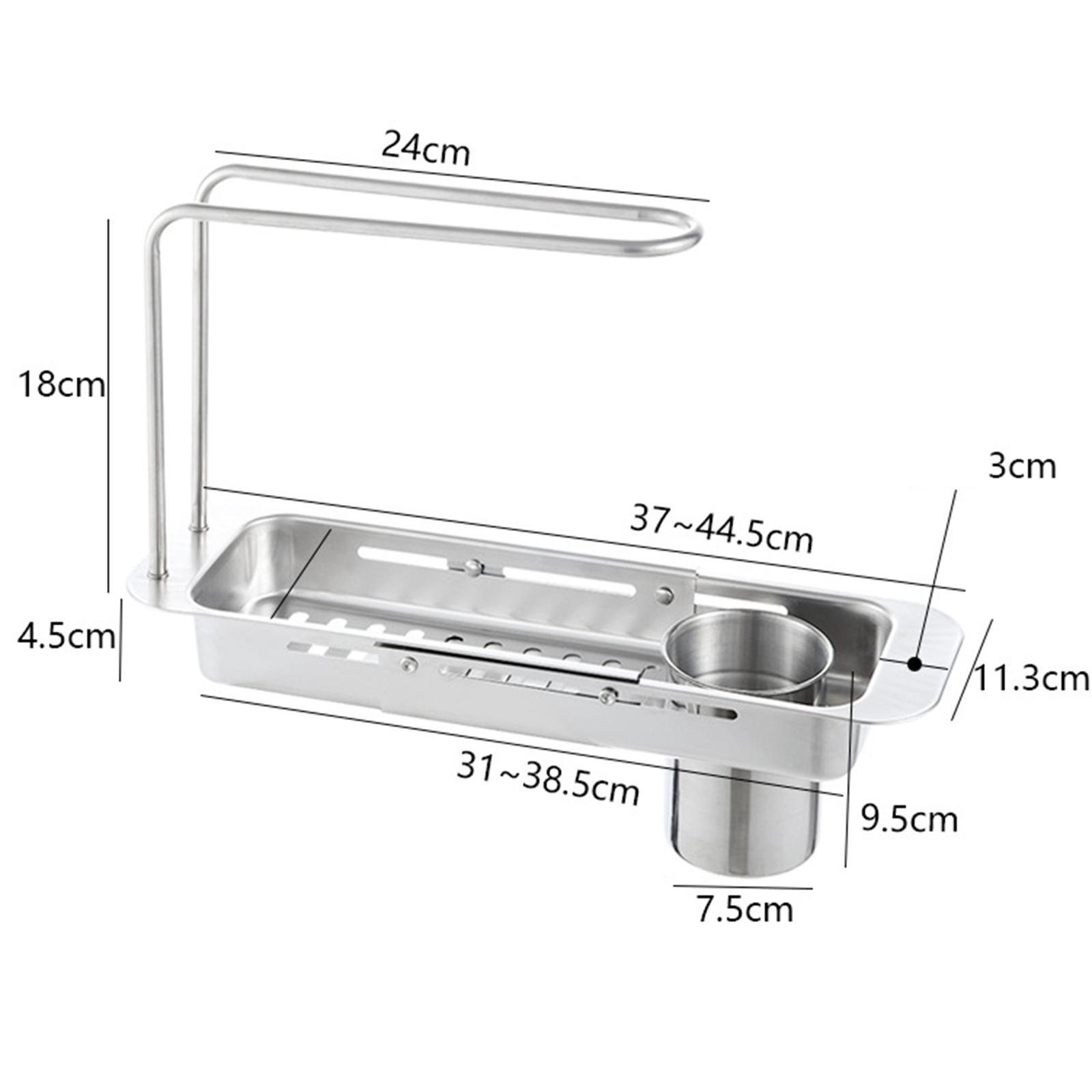 رف تصريف للمغسلة، حامل إسفنج،  - مراجعة Kitchen Gadgets Rack Storage وسعره