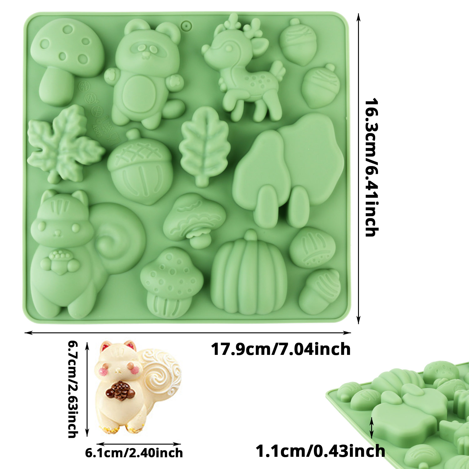 قالب كيك سيليكون على شكل حيوان - مراجعة Silicone Mold Baking وسعره