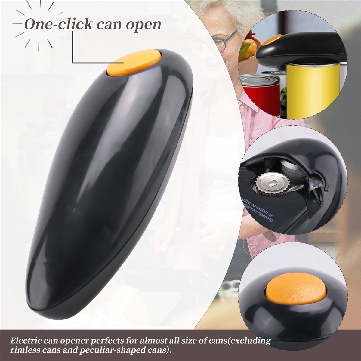 فتاحة علب كهربائية newA10R، أد - مراجعة Electric Can Opener وسعره
