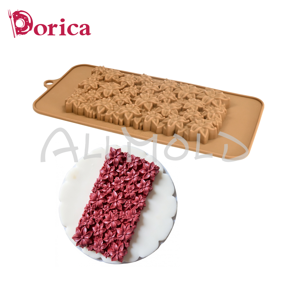 زهرة سيليكون قالب الشوكولاته م - مراجعة Silicone Mold Baking وسعره