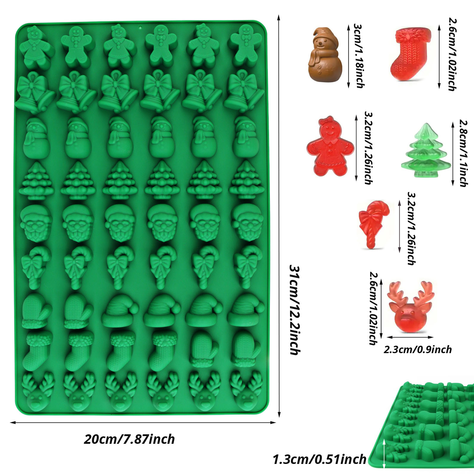 أربع أنواع من قوالب السيليكون  - مراجعة Silicone Mold Baking وسعره